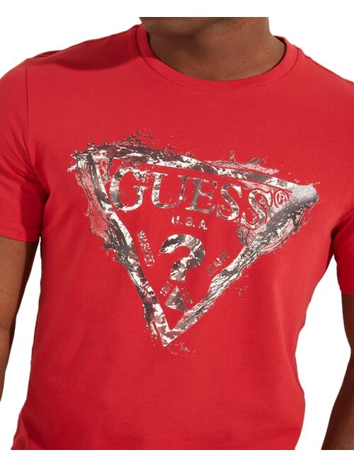 GUESS Men's Splash Logo T-Shirt