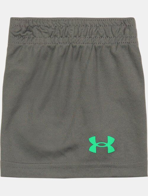 Under Armour Boys' Toddler UA Wordmark Block Short Sleeve & Shorts Set
