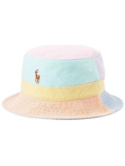 Men`s Color Blocked Oxford Bucket Hat