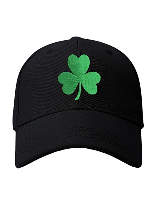 Lycycse St Patricks Day Shamrock Hat Irish Clover Baseball Cap Adjustable Trucker Hats Green Day Lucky Hat St Patrick Decor
