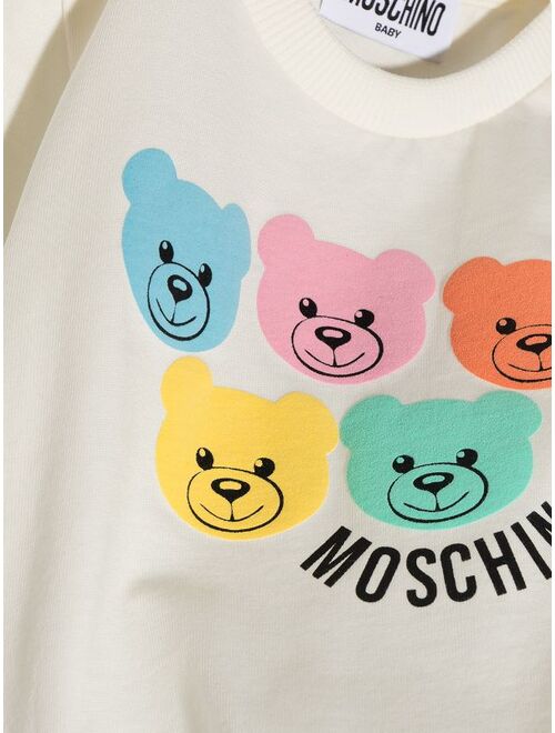 Moschino Kids Teddy Bear printed dress