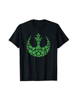 Rebel Alliance Green Shamrocks St. Patrick's Day T-Shirt