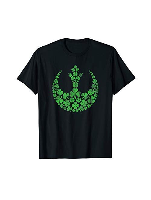 Star Wars Rebel Alliance Green Shamrocks St. Patrick's Day T-Shirt