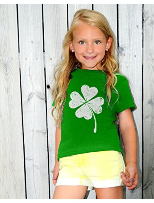 Tstars St Patricks Day Shirt Irish Lucky Charm Clover Toddler Kids Raglan T-Shirt