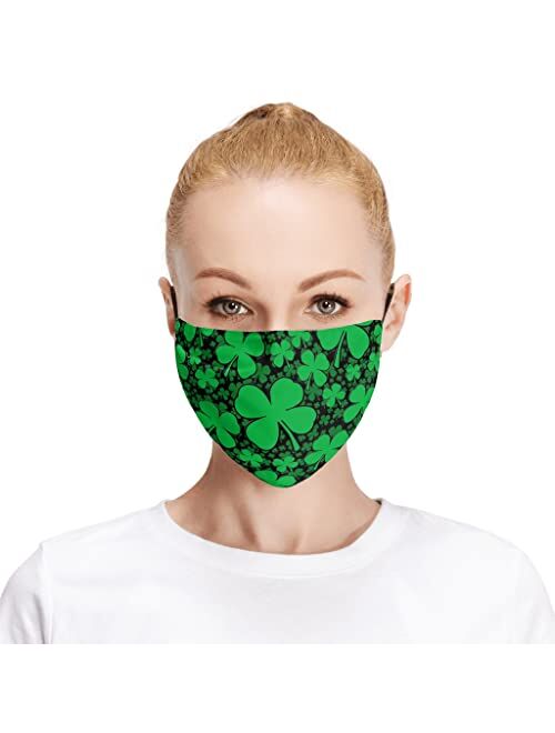 Huagexe Valentine's Day Face Mask Cloth Matching Couples Face Cover Wedding Love Heart Mouth Cover for Women Men