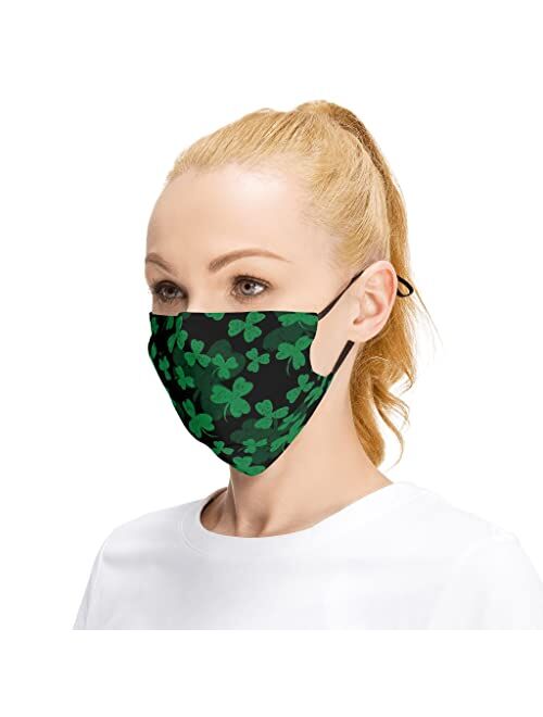 Huagexe Valentine's Day Face Mask Cloth Matching Couples Face Cover Wedding Love Heart Mouth Cover for Women Men