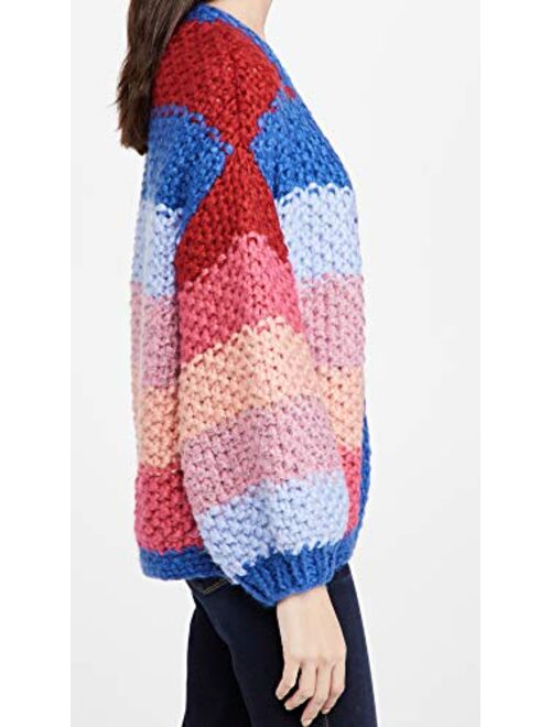 [BLANKNYC] Women Multicolored Cardigan Sweater, Comfortable & Stylish Pullover