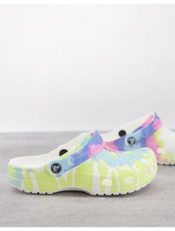 classic shoes in pastel tie dye