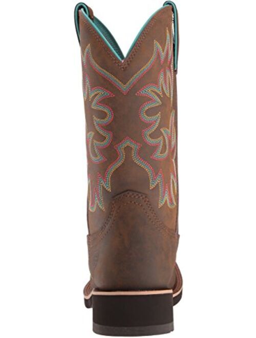 Ariat Delilah Leather Square Toe Cowgirl Boot