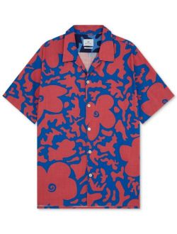 PAUL SMITH Men's Flower Power Short-Sleeve Button-Up Shirt
