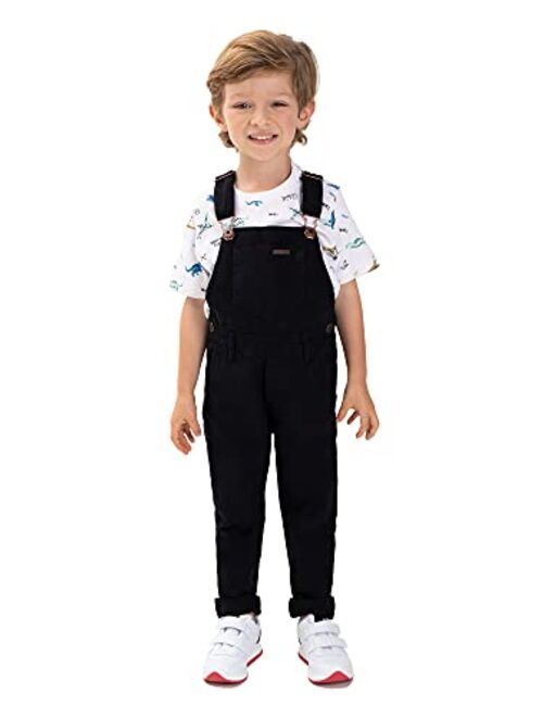 OFFCORSS Overalls for Toddler Boys Adjustable Straps Slim Sizes 2T - 5T Overol Niños