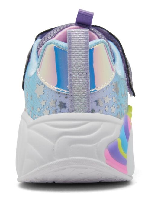 Skechers Little Girls S-Lights: Unicorn Dreams Stay-Put Casual Sneakers from Finish Line