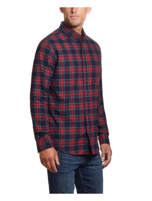 Weatherproof Vintage Men's Tartan Plaid Flannel Shirt