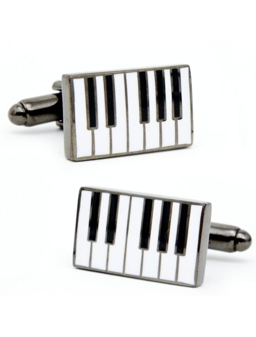 Cufflinks, Inc. Cufflinks Inc. Enamel Piano Plated Base Metal Cufflinks For Men