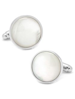Mother of Pearl Plated Base Metal Cufflinks