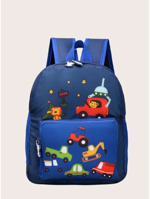Shein Kids Cartoon Graphic Backpack