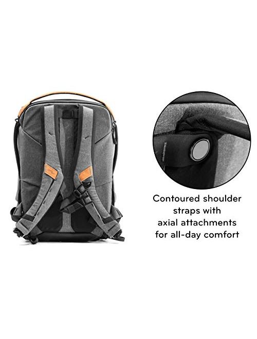 Peak Design Everyday Backpack V2 20L Midnight, Camera Bag, Laptop Backpack with Tablet Sleeves (BEDB-20-MN-2)