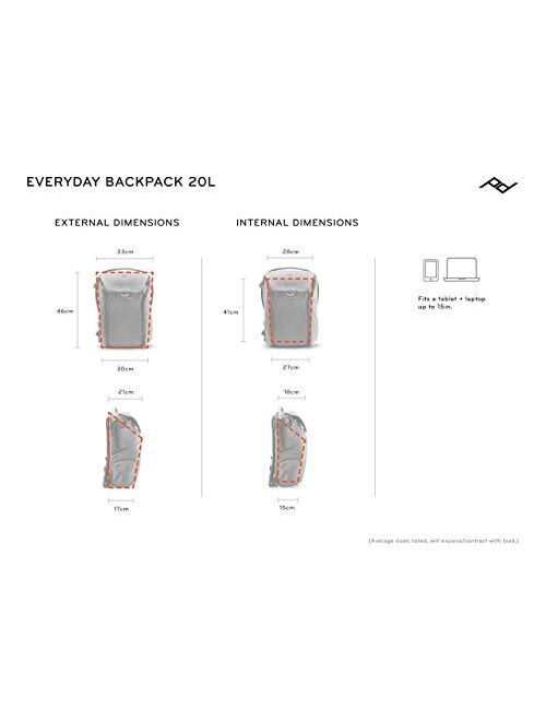 Peak Design Everyday Backpack V2 20L Midnight, Camera Bag, Laptop Backpack with Tablet Sleeves (BEDB-20-MN-2)