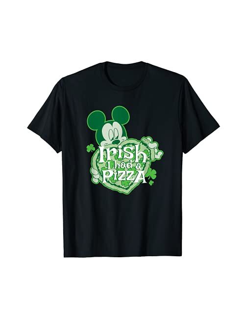 Disney Mickey Irish I had Pizza St. Patrick's Day T-Shirt T-Shirt