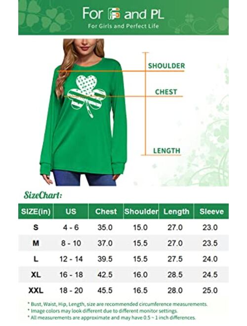 For G and PL Women's St. Patrick's Day Long Sleeve Shirt