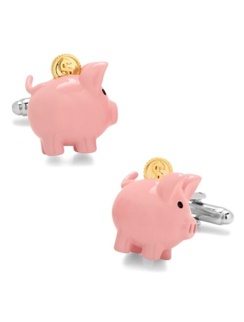 Cufflinks, Inc. Cufflinks Inc. 3D Piggy Bank Plated base metal and enamel Cufflinks