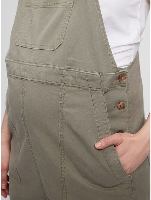 GAP Maternity Cropped Overalls in TENCEL™ Lyocell