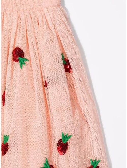 Stella McCartney Kids sequin-embellished flared skirt