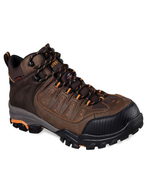 Skechers® Work Relaxed Fit Delleker Lakehead Men's Waterproof Steel Toe Boots