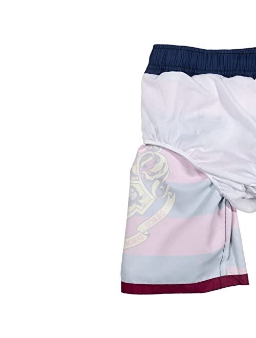 Harry Potter Gryffindor Pullover Swim Rash Guard Swim Trunks