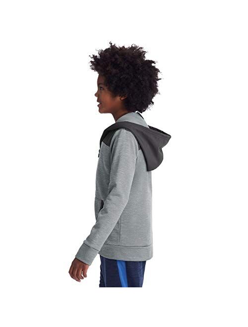 C9 Champion Boys' Tech Terry Woven Pieced Full Zlip Jacket