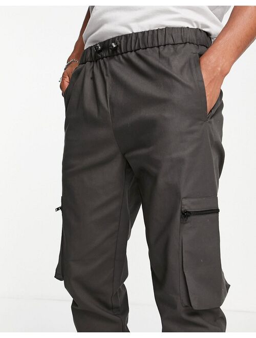 River Island cargo pants in brown