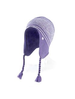 Kids' Peruvian Hat with Ear Flaps and Fleece Lining