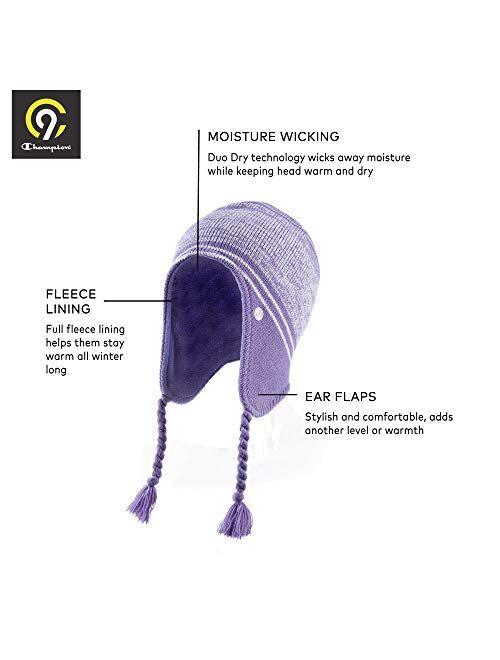 C9 Champion Kids' Peruvian Hat with Ear Flaps and Fleece Lining
