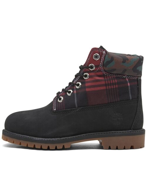 Timberland Big Unisex 6" Heritage Textile Water-resistant Boots from Finish Line