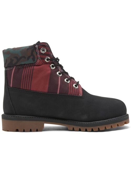 Timberland Big Unisex 6" Heritage Textile Water-resistant Boots from Finish Line