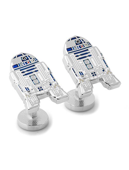 Cufflinks, Inc. Cufflinks Inc. Star Wars R2D2 Enamel Cufflinks, Officially Licensed