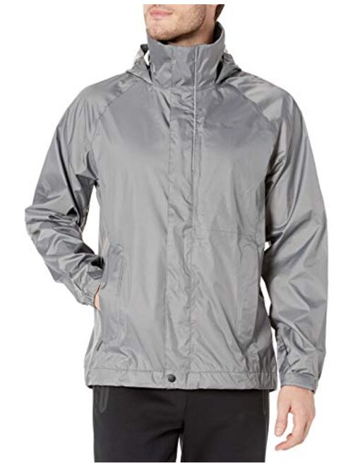 Cutter & Buck Men's 100% Waterproof, Hooded Full Zip , Spark Systems Trailhead Jacket