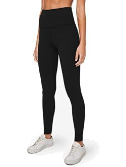 Athletica Lululemon Align Stretchy Full Length Yoga Pants - Womens Workout Leggings, High-Waisted Design, Breathable, Sculpted Fit, 28 Inch Inseam, Incognito C