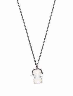 Harmonia pendant oversized crystal necklace