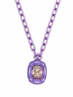 Dulcis crystal pendant necklace