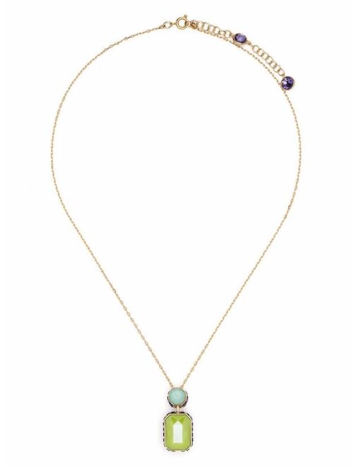 Swarovski Orbita octagon crystal pendant necklace