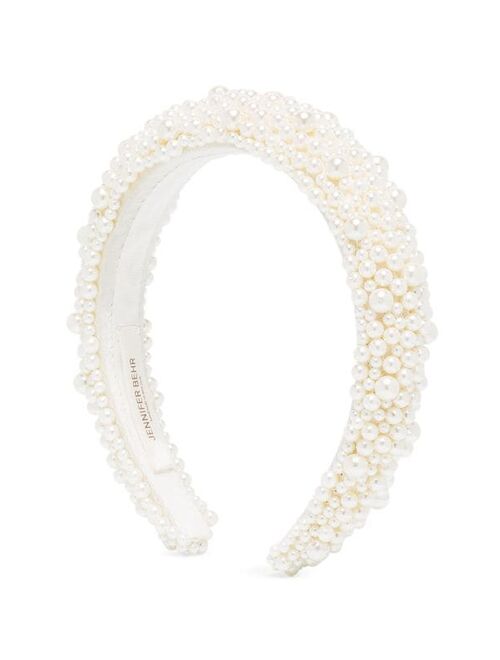 Jennifer Behr Bailey pearl-embellished headband