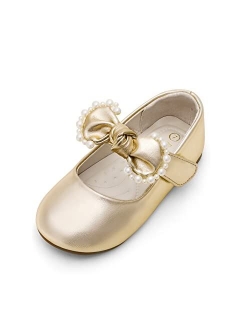 Girl Dress Shoes Mary Jane Flats for Party School Wedding (Toddler/Little Kid)