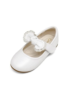 Girl Dress Shoes Mary Jane Flats for Party School Wedding (Toddler/Little Kid)