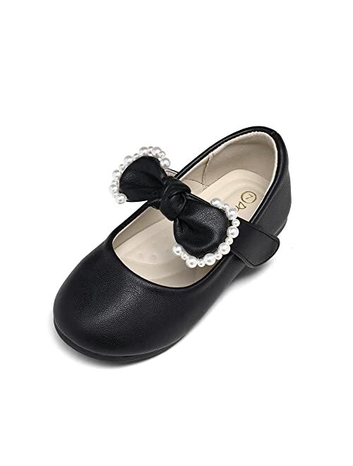 DREAM PAIRS Girl Dress Shoes Mary Jane Flats for Party School Wedding (Toddler/Little Kid)