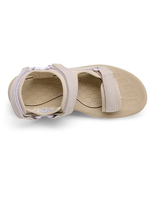 DREAM PAIRS Women’s Arch Support Hiking Sandals Sport Outdoor Athletic Comfortable Summer Beach Water Sandals
