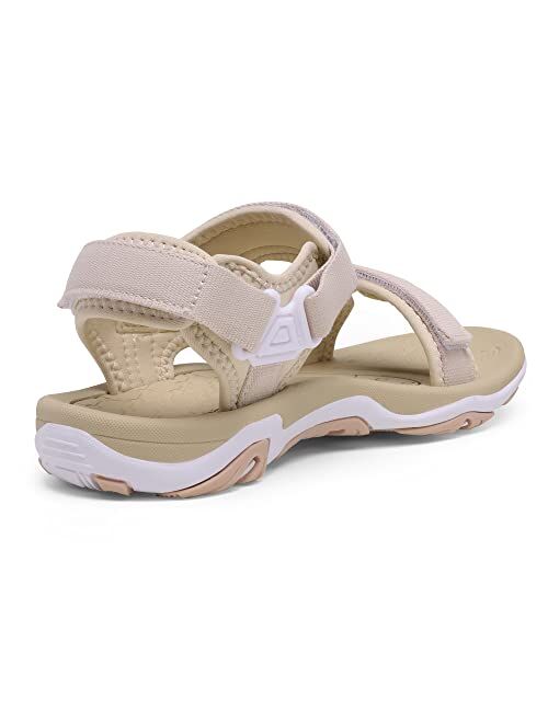 DREAM PAIRS Women’s Arch Support Hiking Sandals Sport Outdoor Athletic Comfortable Summer Beach Water Sandals