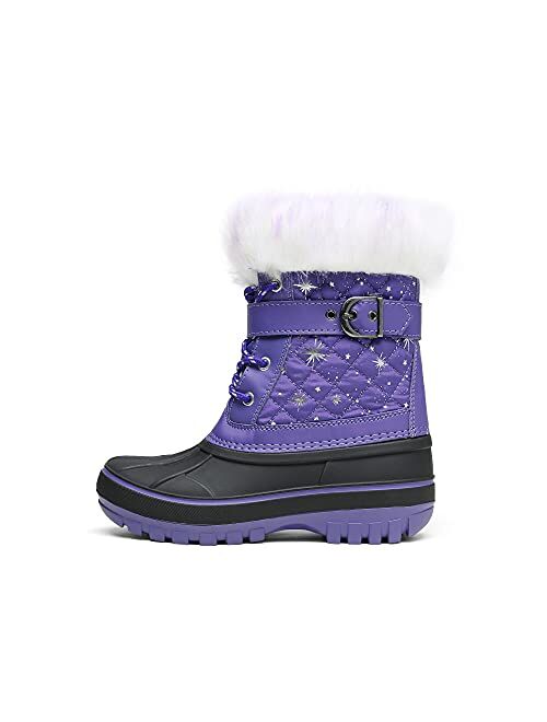 DREAM PAIRS Boys Girls Mid Calf Winter Snow Boots Toddler/Little Kid/Big Kid