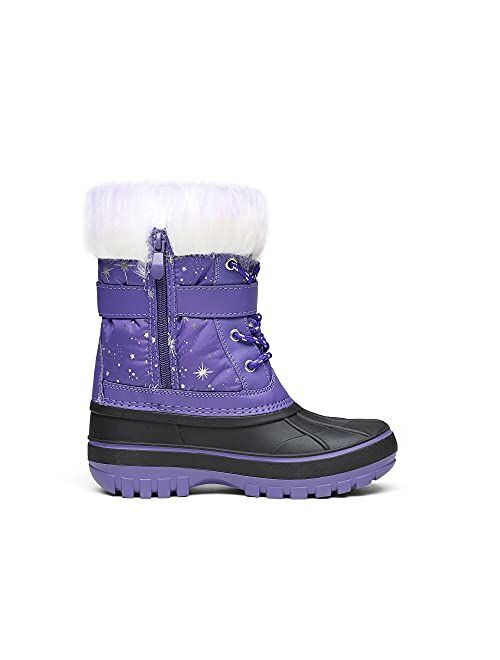 DREAM PAIRS Boys Girls Mid Calf Winter Snow Boots Toddler/Little Kid/Big Kid