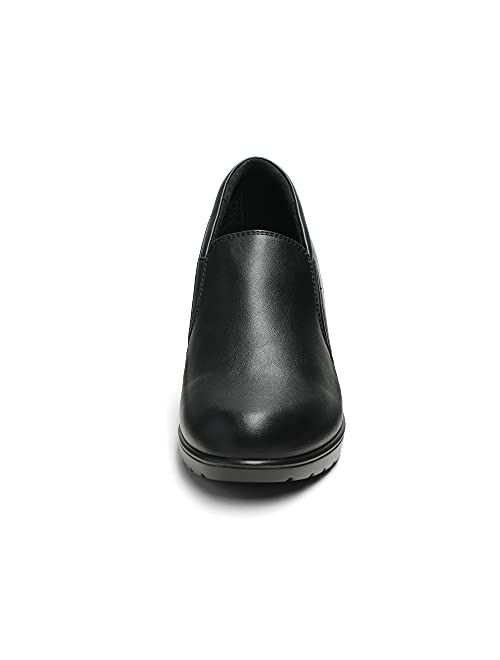 DREAM PAIRS Women’s Chunky Low Block Heel Pumps Comfort Oxfords Shoes